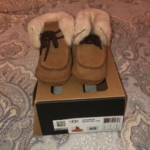 Brown toddler Uggs